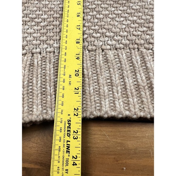 Banana Republic Popcorn Stitch Knit Pullover Sweater SZ XS in Baja Sand - Picture 7 of 8